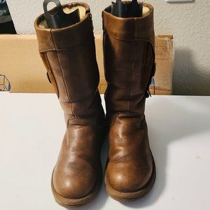 RARE Leather Ugg with Cargo Pocket